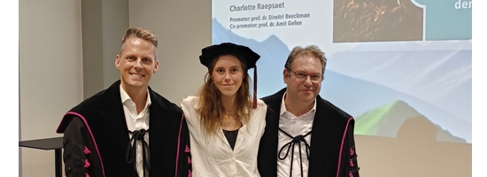 Congratulations Dr. Charlotte Raepsaet!