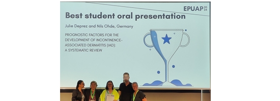 Best Student Oral Presentation Award EPUAP2024 Conference in Lausanne! 