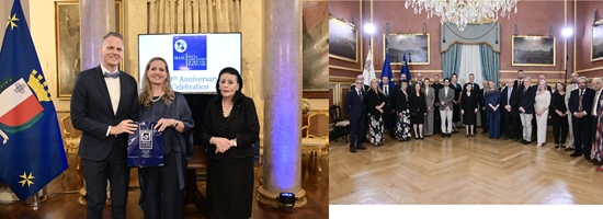 Shaking Hands with the President of Malta 